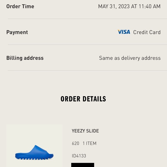 Yeezy slide “Azure” NWT ❗️sold on merc❗️ - Picture 12 of 12